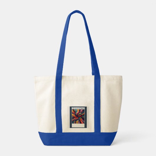 Many Hands, One Future – Diversité Tote Bag (Achterkant)