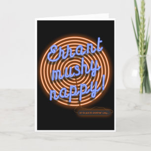 Many Happy Returns funny anagram Kaart