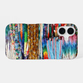many paper cranes iPhone 16 hoesje (Achterkant horizontaal)