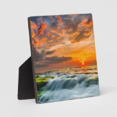 Manyar Beach op zonsopgang Fotoplaat (Voorkant)