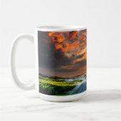 Manyar Beach op zonsopgang Koffiemok (Links)