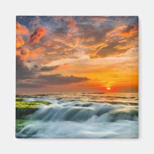 Manyar Beach op zonsopgang Magneet