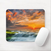 Manyar Beach op zonsopgang Muismat (Met muis)