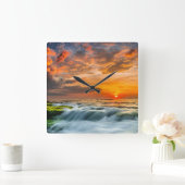 Manyar Beach op zonsopgang Vierkante Klok (Huis)