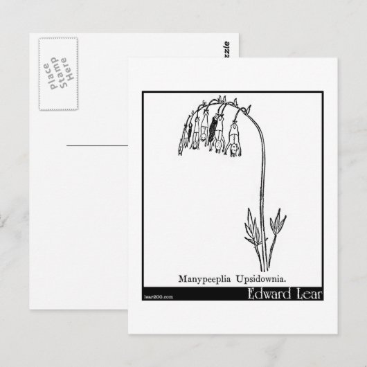 Manypeeplia Upsidownia. Briefkaart (Voorkant / Achterkant)