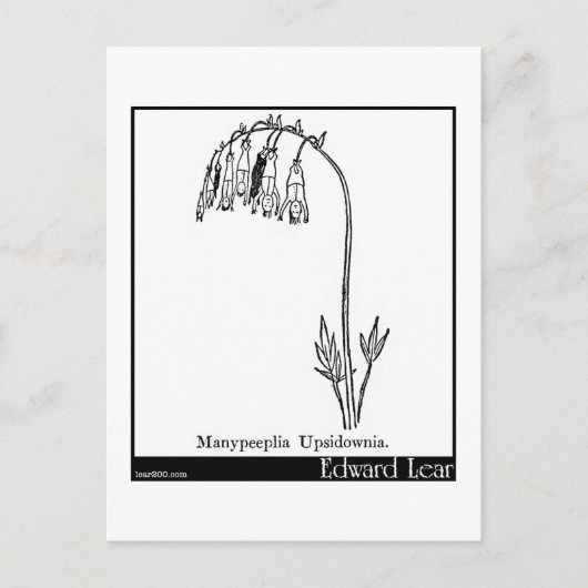 Manypeeplia Upsidownia. Briefkaart (Voorkant)