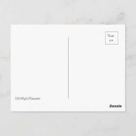 manzanar briefkaart (Achterkant)