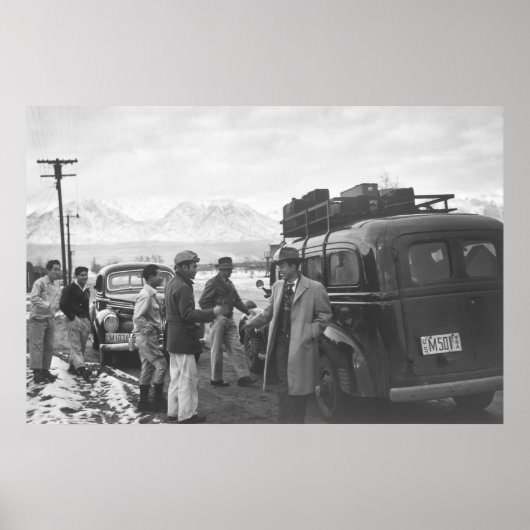 Manzanar Departure: 1943 Poster (Voorkant)