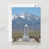 Manzanar Monument Briefkaart (Voorkant / Achterkant)