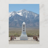 Manzanar Monument Briefkaart (Voorkant)