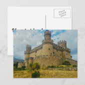 Manzanares el Real Castle, Madrid Briefkaart (Voorkant / Achterkant)