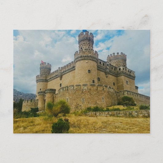 Manzanares el Real Castle, Madrid Briefkaart (Voorkant)