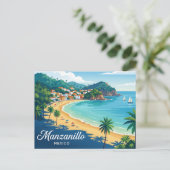 Manzanillo Mexico Briefkaart (Staand voorkant)