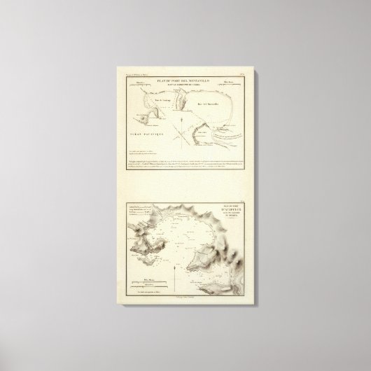 Manzanillo, Mexico Canvas Afdruk (Voorkant)