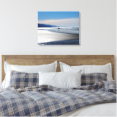 Manzanita Beach - Surfen in Oregon Canvas Afdruk (Insitu (Slaapkamer))