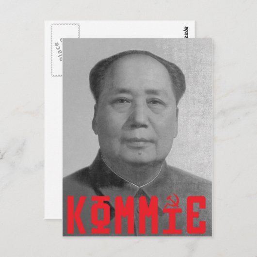 mao briefkaart (Voorkant / Achterkant)