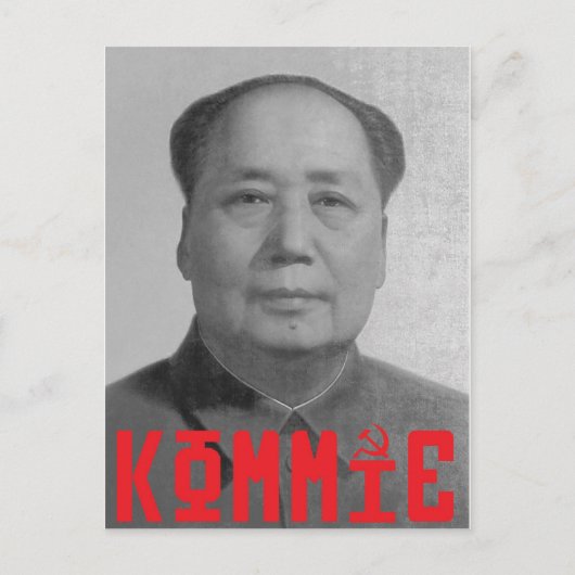 mao briefkaart (Voorkant)