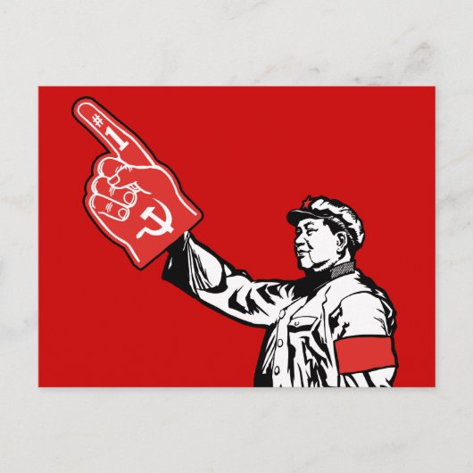 Mao - Het communisme is #1 Briefkaart (Voorkant)