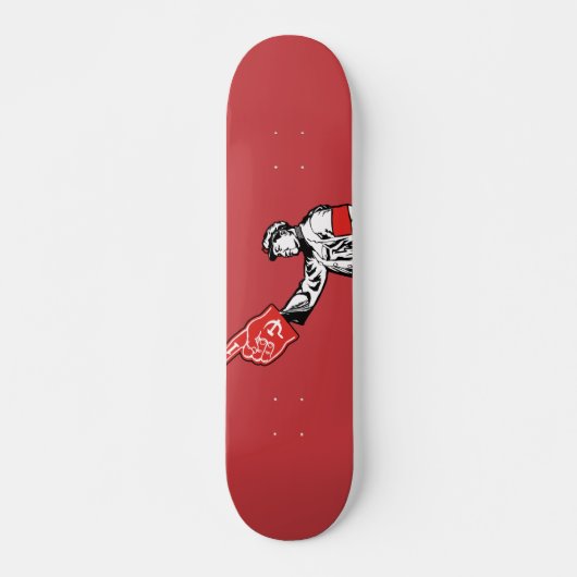 Mao - Het communisme is #1 Persoonlijk Skateboard (Voorkant)