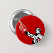 Mao - Het communisme is #1 Ronde Button 5,7 Cm (Voorkant /achterkant)