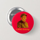 mao, LMAO Zedong Ronde Button 5,7 Cm (Voorkant /achterkant)
