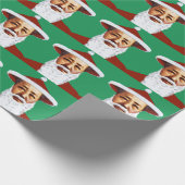 Mao Merry Pop Art Santa Claus Cadeaupapier (Hoek)