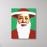 Mao Merry Pop Art Santa Claus Canvas Afdruk<br><div class="desc">Mao Merry Pop Art Santa Claus</div>