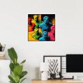 Mao Money - Archiefprint Poster (Thuiskantoor)