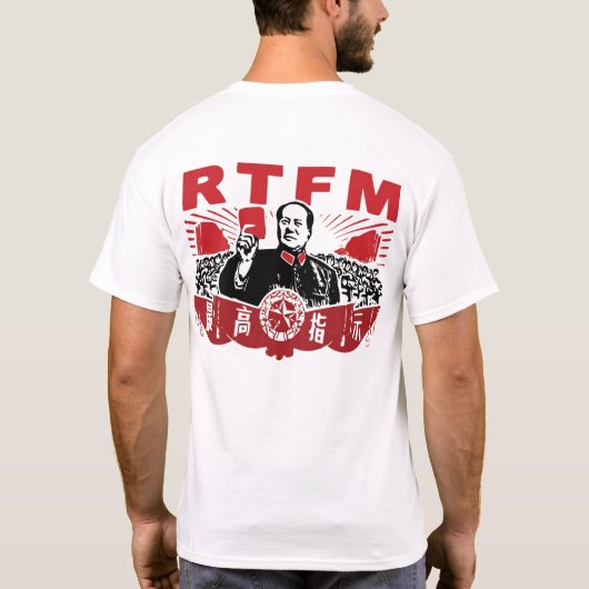 Mao RTFM (achterzijde) T-shirt (Achterkant)