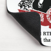 Mao RTFM Mousepad Muismat (Hoek)