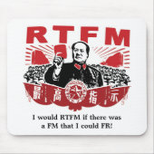 Mao RTFM Mousepad Muismat (Voorkant)