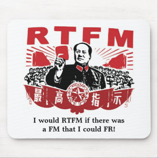 Mao RTFM Mousepad Muismat