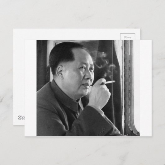 mao tse tung briefkaart (Voorkant / Achterkant)