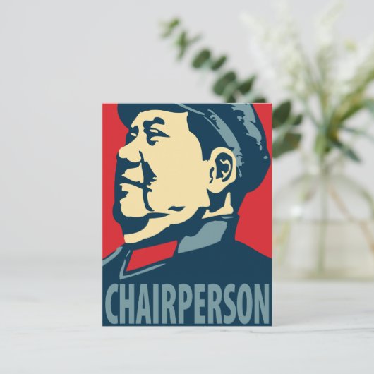 Mao Tse-Tung - voorzitter: OHP Briefkaart (Staand voorkant)