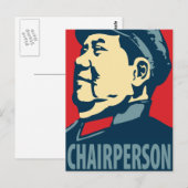 Mao Tse-Tung - voorzitter: OHP Briefkaart (Voorkant / Achterkant)