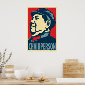 Mao Tse-Tung - Voorzitter: Poster van de OHP (Keuken)