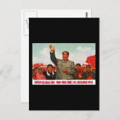 Mao Zedong Briefkaart (Voorkant / Achterkant)