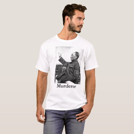 Mao Zedong Murderer T-shirt (Voorkant volledig)