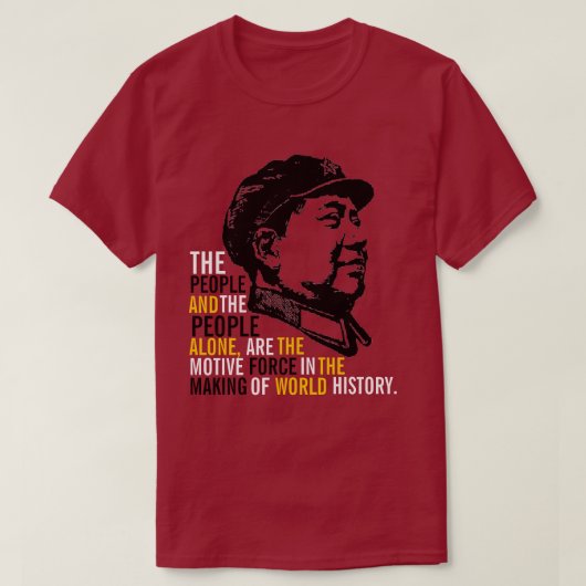 MAO ZEDONG T-SHIRT (Design voorkant)