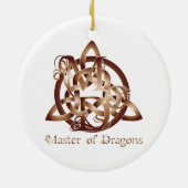 MaoDra Holiday Ornament (Achterkant)