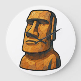 Maoi Stoic Statue Grote Klok