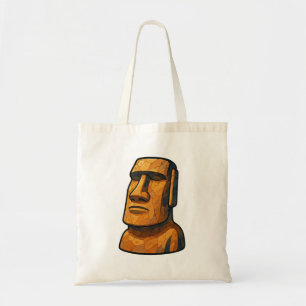 Maoi Stoic Statue Tote Bag