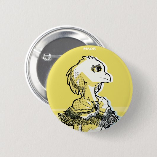 MAOR 2 ¼" Button -"Bold" reeks: Sanariya (Voorkant /achterkant)