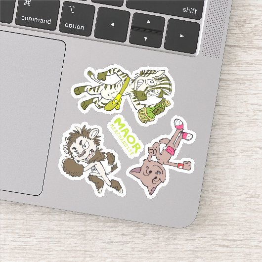 MAOR 3x3" Chibi Cast Sticker #4 (Detail)