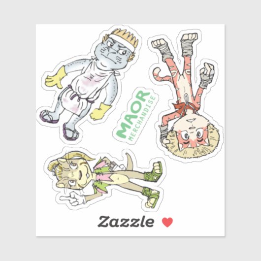 MAOR 4x4" Chibi Cast Sticker #1 (Vel)