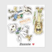 MAOR 4x4-inch Chibi Cast Sticker #3 (Vel)