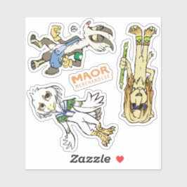 MAOR 4x4-inch Chibi Cast Sticker #3