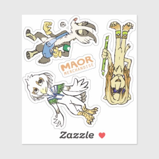 MAOR 4x4-inch Chibi Cast Sticker #3 (Vel)