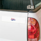 Maor Haka Silver Fern New Zealand Flag - Gift Idea Bumpersticker (Op Truck)