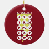 Maori Alphabet Learning Te Reo Keramisch Ornament (Achterkant)